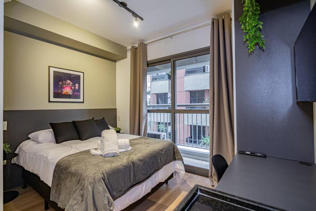 Апартаменты Studio Moderno Em Moema Сан-Пауло Экстерьер фото
