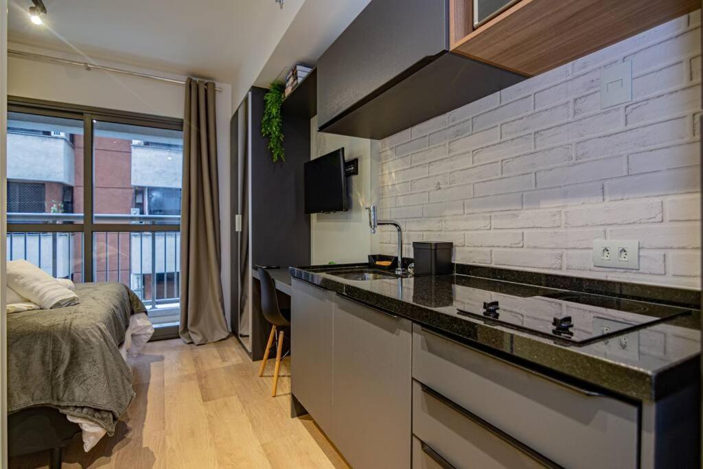 Апартаменты Studio Moderno Em Moema Сан-Пауло Экстерьер фото