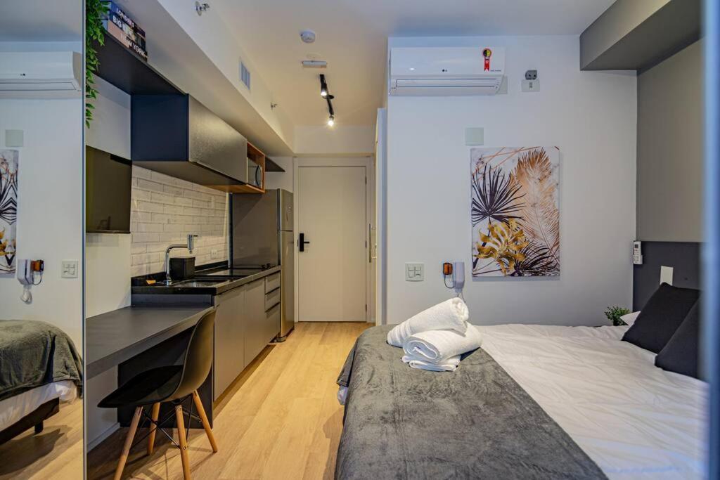 Апартаменты Studio Moderno Em Moema Сан-Пауло Экстерьер фото